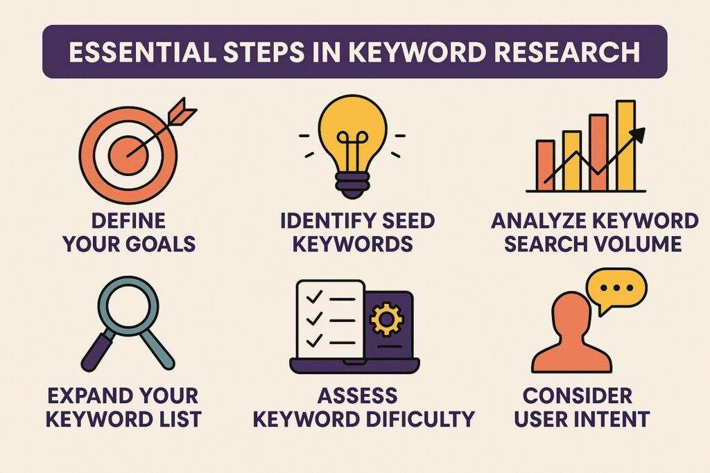 keyword research steps